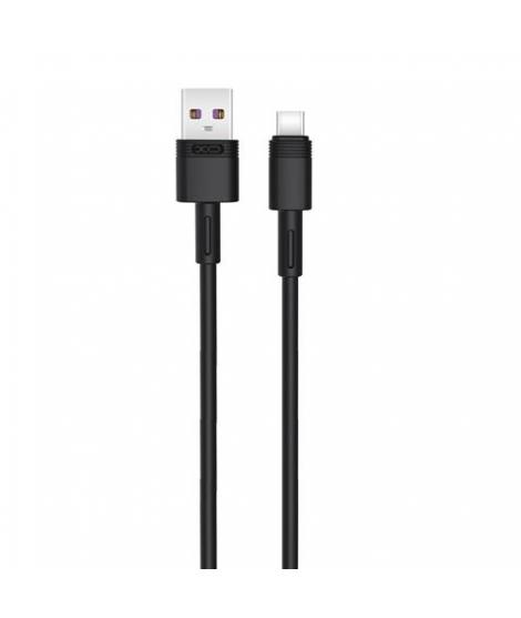 XO Cable USB-A Macho a USB-C Macho 5A - Carga Rapida + Transmision de Datos Alta Velocidad - Longitud 1m