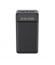 XO Powerbank PR163 - 20000MAH - Carga Rapida - Incluye Cables - Display Digital - Luz Led - Color Negro