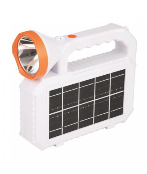 XO Foco Solar Resistente - Tamaño Optica 68mm - Luz Fuerte Hasta 6H, Luz Normal Hasta 12H, Luz Estroboscopica Hasta 36H - Carcas