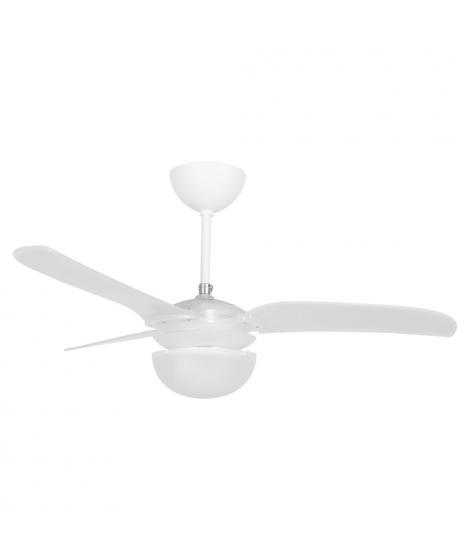 Orbegozo CP 75120 Ventilador de Techo Elegante y Funcional - Ideal para Espacios Pequeños - Silencioso - 3 Velocidades - Mando a