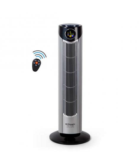 Orbegozo TW-0850 Ventilador de Torre Ionico - Potente Caudal de Aire - Display Digital - Control Remoto - Ideal para Combatir el