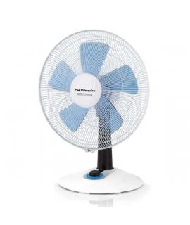 Orbegozo TF 0138 Ventilador de Sobremesa con Diseño Moderno y Seguro - Aspas de 35cm - 4 Velocidades - Funcion Oscilante - Contr