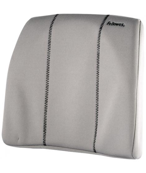 Fellowes Smart Suites Respaldo de Espuma Ergonomico - Espuma de Alta Densidad - Correa Ajustable - Color Gris