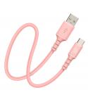 DCU Tecnologic Conexion USB Tipo C - USB a 2.0 - 1m - Color Rosa