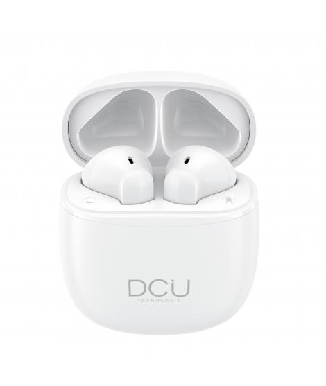 DCU Tecnologic Auriculares Mini Mate Bluetooth 5.1 - Diseño Elegante y sin Cables - Bateria de Larga Duracion - Sonido de Alta C