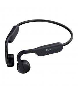 DCU Tecnologic Auriculares Bluetooth Conduccion Osea - Conexion Estable Bluetooth 5.0 - Diseño sin Bloqueo Auditivo - Bateria de