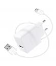 DCU Tecnologic Cargador USB 5V 2.4A + Cable USB Tipo C - 1m - Carga Rapida y Segura para tus Dispositivos - Color Blanco