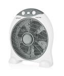 Orbegozo Box Fan BF 1030 Ventilador Portatil Refrescante - Potente Motor de 45W - Temporizador de 2h - Silencioso y Compacto