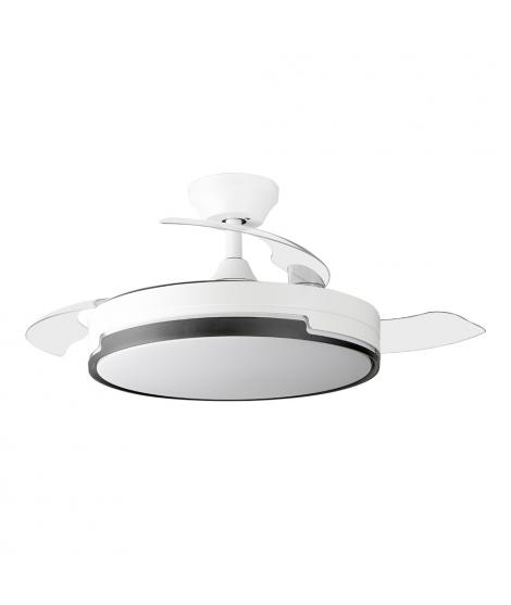 Orbegozo CP 134105 Ventilador de Techo Elegance Eficiente y Silencioso - Aspas Retractiles - Motor DC - Luz LED - Mando a Distan