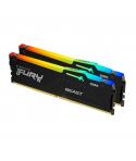 Kingston Fury Beast RGB Memoria RAM DDR5 6000MT/s 32GB (2x16GB) CL30 DIMM