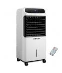 Muvip Climatizador 12 Litros 80W High Power - 3 Velocidades - Pantalla LED - Temporizador - Caudal de Aire 600m3/h - Mando a Dis