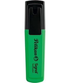 Pelikan Subrayador Textmarker Signal - Punta Biselada de 2.0mm - Tinta de Secado Rapido - Ideal para Resaltar Texto - Color Verd