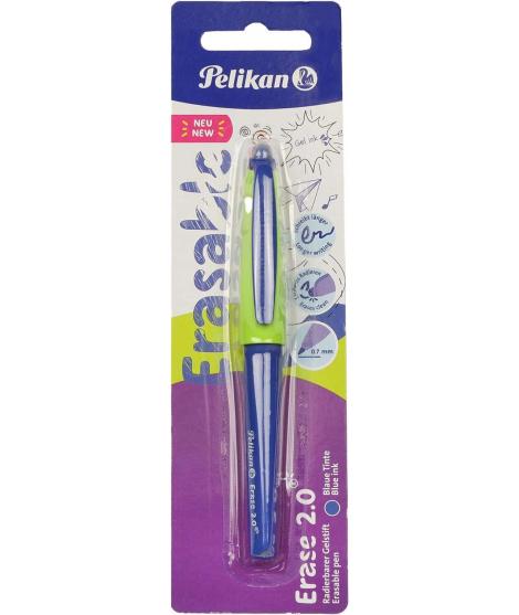 Pelikan Roller Erase 2.0 Boligrafo - Empuñadura Ergonomica Antifatiga - Duracion Larga de la Tinta - Cuerpo del Mismo Color de E