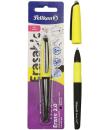 Pelikan Roller Erase 2.0 Boligrafo - Empuñadura Ergonomica Antifatiga - Duracion Larga de la Tinta - Cuerpo del Mismo Color de E