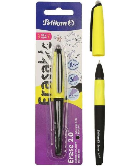 Pelikan Roller Erase 2.0 Boligrafo - Empuñadura Ergonomica Antifatiga - Duracion Larga de la Tinta - Cuerpo del Mismo Color de E