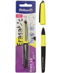 Pelikan Roller Erase 2.0 Boligrafo - Empuñadura Ergonomica Antifatiga - Duracion Larga de la Tinta - Cuerpo del Mismo Color de E