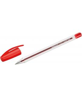 Pelikan Stick Super Soft Boligrafo Trazo 1mm - Tinta Super Fluida - Empuñadura Triangular - Color Rojo