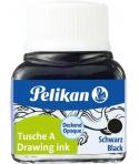 Pelikan 523 N17 Tinta China 10ml - Tinta de Alta Calidad - Resistente al Agua - Ideal para Dibujo y Caligrafia - Color Negro