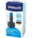 Pelikan Tinta de Sellar sin Aceite - 28ml - Secado Rapido - Resistente al Agua - Color Azul Intenso