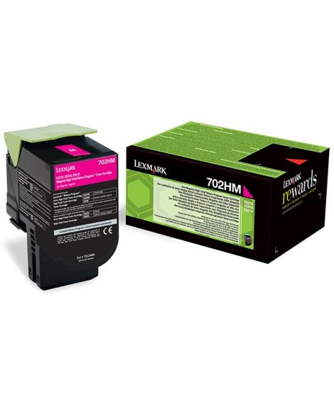 Lexmark CS310/CS410/CS510 Magenta Cartucho de Toner Original - 70C2HM0/70C2HME/70C0H30/702HM