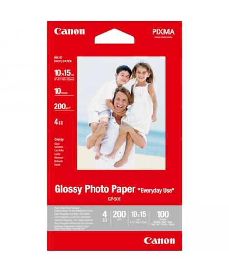 Canon GP-501 Papel Fotografico A6 10x15cm Brillo 200gr 100 Hojas