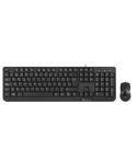 NGS Kit Teclado Multimedia y Raton con Cable - QWERTY Italiano - 12 Teclas Multimedia - Color Negro