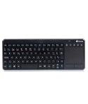 NGS Teclado Inalambrico con Touchpad con Teclas Multimedia de 2.4ghz - QWERTY Portugues - Color Negro