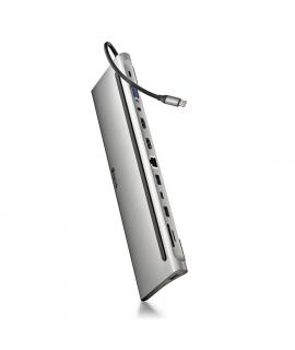 NGS Adaptador Multipuerto Tipo USB-C 12 en 1 - WIN/MAC-HDMI-SD/TF- LAN - PD 60W CHARGE - 3xUSB3.0