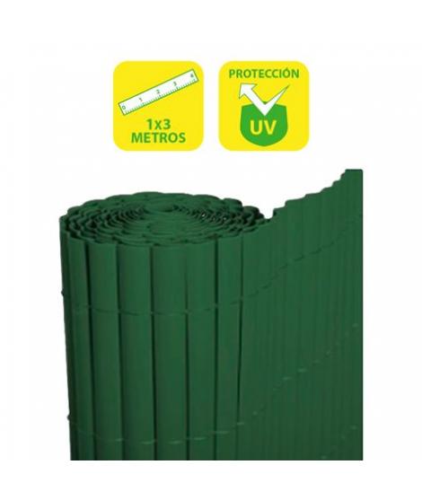 SunGarden Cañizo Plastico Doble Cara 1x3m - Color Verde