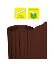 SunGarden Cañizo Plastico Doble Cara 1x3m - Color Marron Oscuro