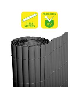 SunGarden Cañizo Plastico Doble Cara 1.5x3m - Color Gris Oscuro