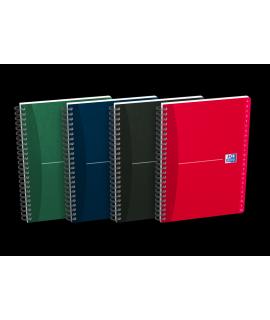 Oxford Office Essentials A5 Cuaderno de Tapa Blanda - Indice Alfabetico A-Z - 1 Linea por Pagina - 90 Hojas - Colores Surtidos