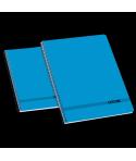 Enri Oficina Fº Tapa Blanda Cuaderno Espiral 4x4 - Tamaño Fº - Tapa Blanda - Cuaderno Espiral - Cuadricula 4x4 - Color Azul