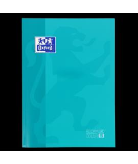 Oxford School Touch Cuaderno de Recambio - Tamaño A4 - Tapa Blanda - Encolado 5x5 - 80 Hojas