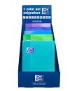 Oxford School Recambio Color1 - Encolado 5x5 - Colores Frios - Ideal para Estudiantes