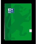 Oxford School Classic Cuaderno Espiral Tapa de Plastico Folio 4x4 - 80 Hojas - Ideal para Estudiantes - Resistente y Duradero - 