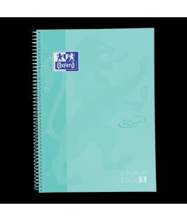 Oxford School Touch Europeanbook 1 A4+ Tapa Extradura - Cuaderno con Tapa Dura - 80 Hojas 5x5 - Diseño Ice Mint Pastel