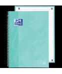 Oxford School Touch Europeanbook 1 Cuaderno A4+ 80 Hojas Microperforadas 1 Linea - Tapa Extradura - Color Ice Mint