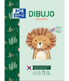 Oxford Dibujo Infantil/Ocio - Bloc Encolado A4 - Tapa Blanda/Contratapa Rigida - 20 Hojas 90gr