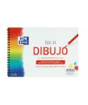 Oxford Dibujo Escolar Bloc Espiral Dibujo A5+ - Tapa Blanda/Contratapa Rigida - 20 Hojas 130gr Liso