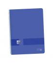 Oxford Live&Go Cuaderno A4+ Tapa de Plastico - Europeanbook 1 5x5 - 80 Hojas - Color Azul Marino