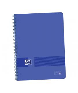 Oxford Live&Go Cuaderno A4+ Tapa de Plastico - Europeanbook 1 5x5 - 80 Hojas - Color Azul Marino