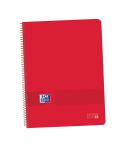 Oxford Live&Go A4+ Europeanbook - Tapa de Plastico - 80 Hojas - Tamaño 1.5x5 - Color Rojo