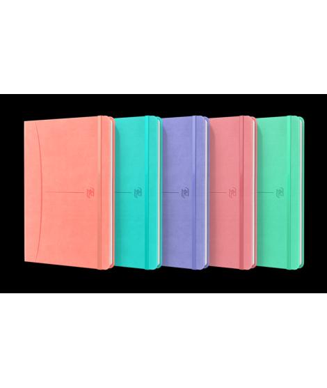 Oxford Signature Cuaderno Cosido Tapa Extradura A5 - 80 Hojas - Tapa Resistente - 1 Linea - Colores Surtidos