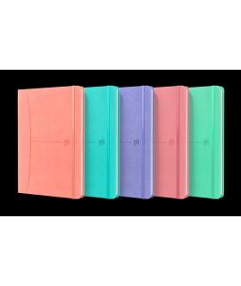 Oxford Signature Cuaderno Cosido Tapa Extradura A5 Liso 80 Hojas Surtido Pastel - Tamaño A5 - Tapa Dura Extradura - 80 Hojas Lis