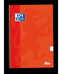 Oxford School Classic Cuaderno Espiral Tapa Extradura Write&Erase - Folio 1 Linea con Margen - 80 Hojas - Color Naranja