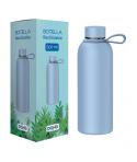 Dohe Botella Reutilizable 500ml - Acero Inoxidable de Doble Pared - Libre de BPA - Tapon Hermetico Antigoteo de Acero Inoxidable