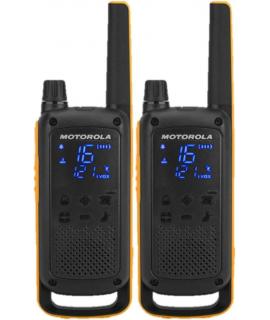 Motorola TLKR T82 Extreme Pack 2 Walkie Talkies - 16 Canales PMR446 y 121 Codigos - Alcance de hasta 10km en Campo Abierto - Aut