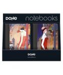 Dohe Expositor de 12 Notebooks A5 12x17cm - Incluye 3x Caroline, 3x Charlotte, 3x Sophie y 3x Rosalie - Ideal para Organizar tus