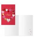 Dohe Tarjeta de Felicitacion de San Valentin - 11.5x17cm - Impresas a Todo Color - Estampaciones con Pelicula de Color - Estampa